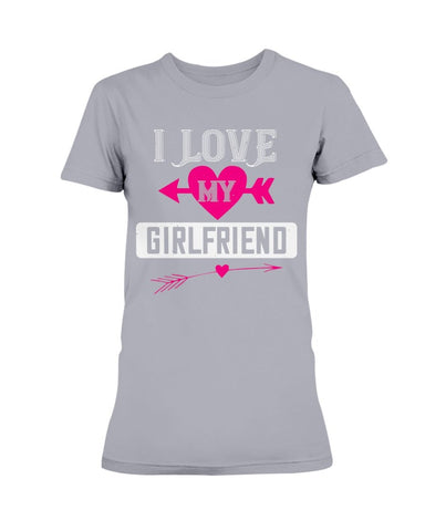 I Love My Girlfriend Ultra Ladies T-Shirt