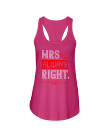 Mrs. Always Right Ladies Racerback Tank