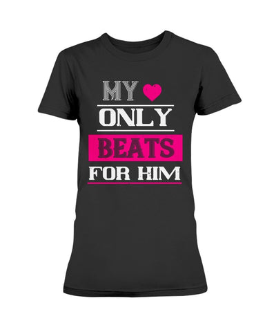 My Heart Only Beats For Him Ultra Ladies T-Shirt