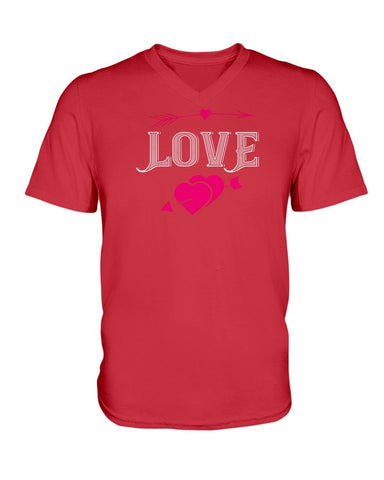 Love - Designed Ladies HD V Neck T