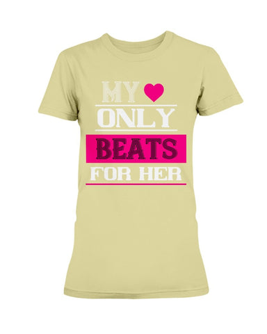 My Heart Only Beats For Her Ultra Ladies T-Shirt