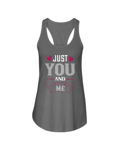 Just You and Me Ladies Racerback Tank