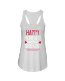 Happy Moments with my True Love Ladies Racerback Tank