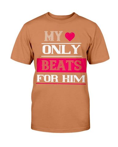 My Heart Beats Only For Him Unisex Tee