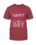 Happy Valentines Day with fancy hearts Unisex Tee