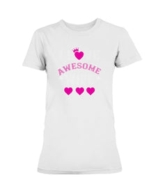 I Love Awesome Wife Ladies Missy T-Shirt