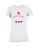 I Love Awesome Wife Ladies Missy T-Shirt