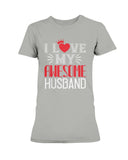 I Love My Awesome Husband Ladies Missy T-Shirt