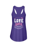 Love With Parents Ladies Racerback Tank