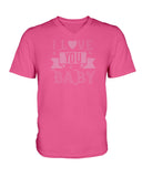 I love you Baby Ladies HD V Neck T