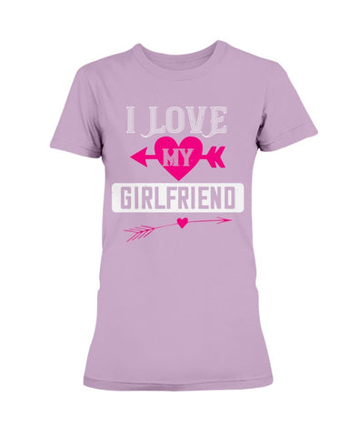 I Love My Girlfriend Ultra Ladies T-Shirt