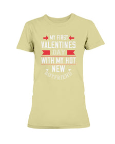 My First Valentine with My Boyfriend Ultra Ladies T-Shirt