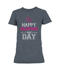 Happy Valentines Day with fancy hearts Ultra Ladies T-Shirt