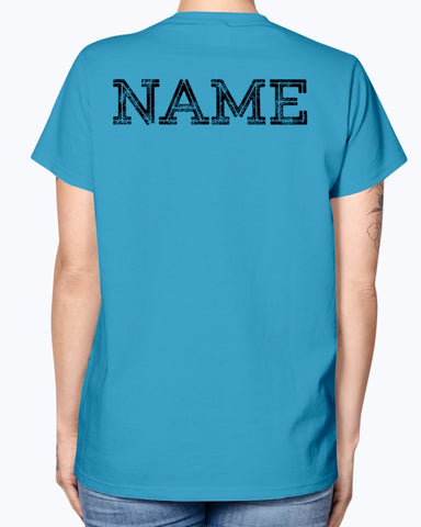 Bride Tee name on back