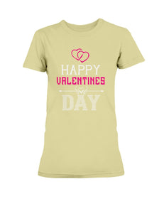 Happy Valentines Day with fancy hearts Ultra Ladies T-Shirt