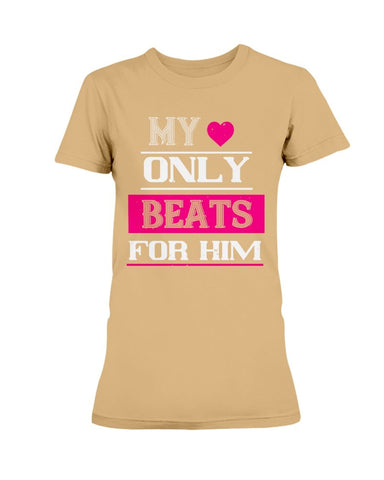 My Heart Beats Only For Him Ultra Ladies T-Shirt