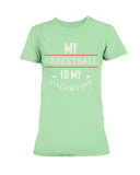 Basketball is My Valentine Ladies Missy T-Shirt