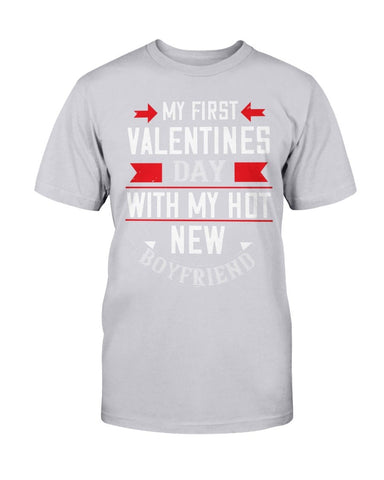 My First Valentine with My Boyfriend Unisex Tee