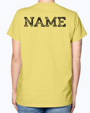 Bride Tee name on back