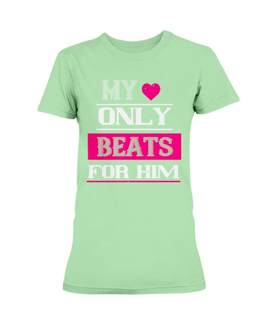 My Heart Beats Only For Him Ultra Ladies T-Shirt