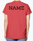 Bride Tee name on back