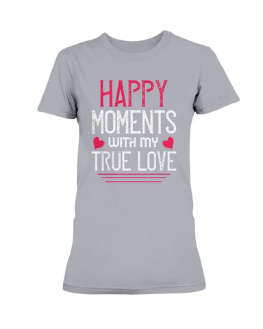 Happy Moments with my True Love Ultra Ladies T-Shirt