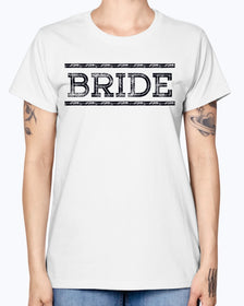 Bride Tee name on back