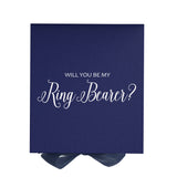 Will You Be My Ring Bearer? Proposal Box Navy - No Border