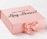 Will You Be My Ring Bearer? Proposal Box Pink - No Border