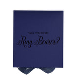 Will You Be My Ring Bearer? Proposal Box Navy - No Border