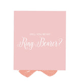 Will You Be My Ring Bearer? Proposal Box Pink - No Border