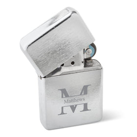 Personalized Lighters - Stainless Steel - Wind Proof - Groomsmen Gifts
