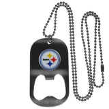 Personalized Bottle Opener - NFL - Necklace - Team Logo