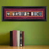 Personalized University Architectural Art - Atlantic Coast Conference College Art