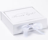 Will You Be My Flower Girl? Proposal Box White -  Border