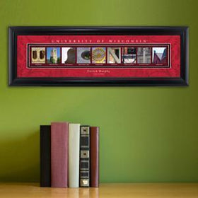 Personalized University Architectural Art - Big 10 Schools College Art